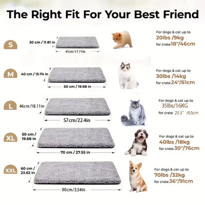 Winter Warming Pet Mattress, Super Warm Cat and Dog Pad, Washable and Non-Slip Mat, Suitable for Small to Large Dogs and Cats