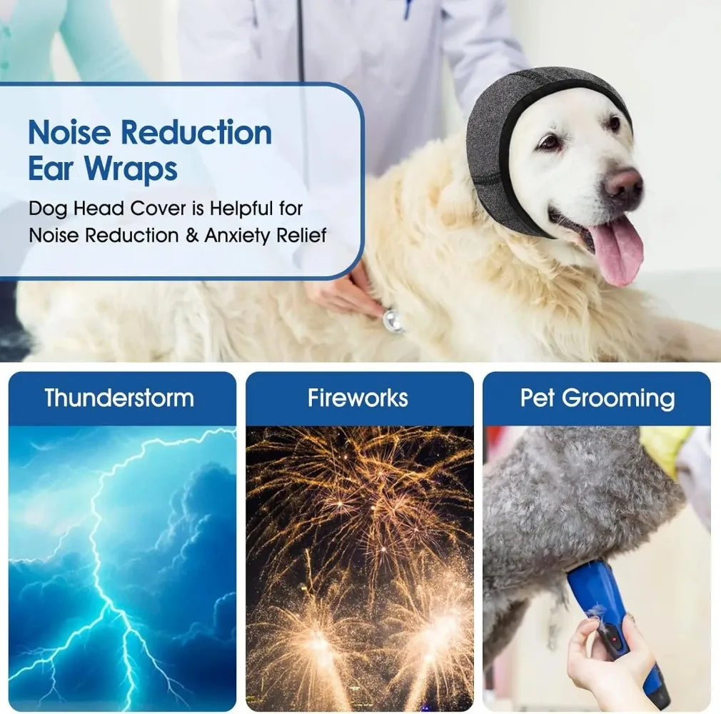 Calming Noise Cancelling Ear Muffs for Anxious Dogs