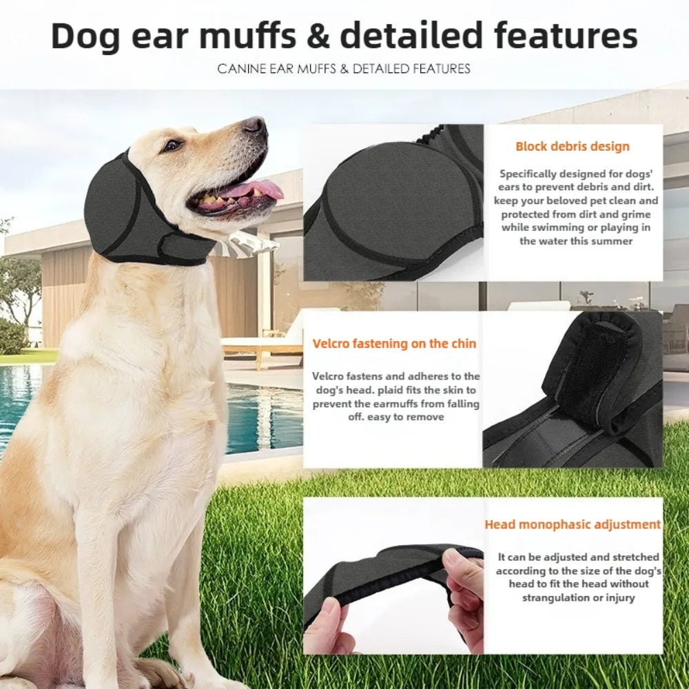 Calming Noise Cancelling Ear Muffs for Anxious Dogs